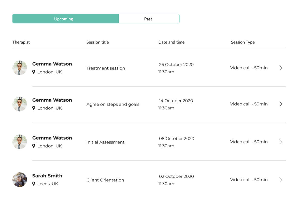 Manage your sessions