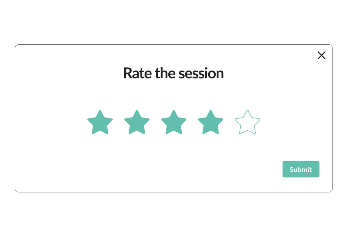 Rate your session